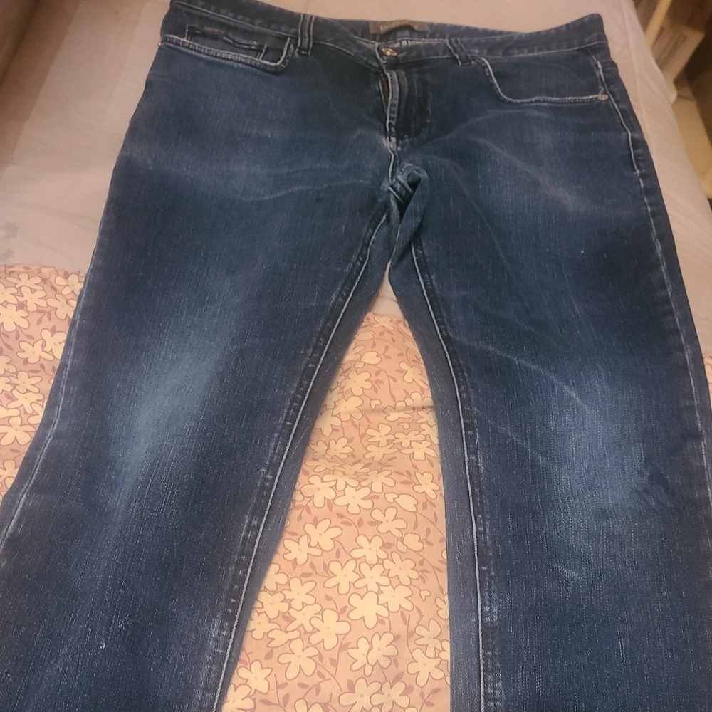 Hockerty jeans approx 31 inches for waist...25 inseam ...straight